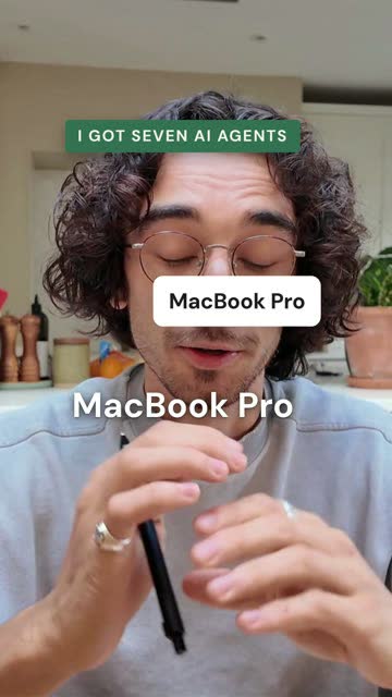 LinkedIn version with the logo pop moved by hand onto his nose
